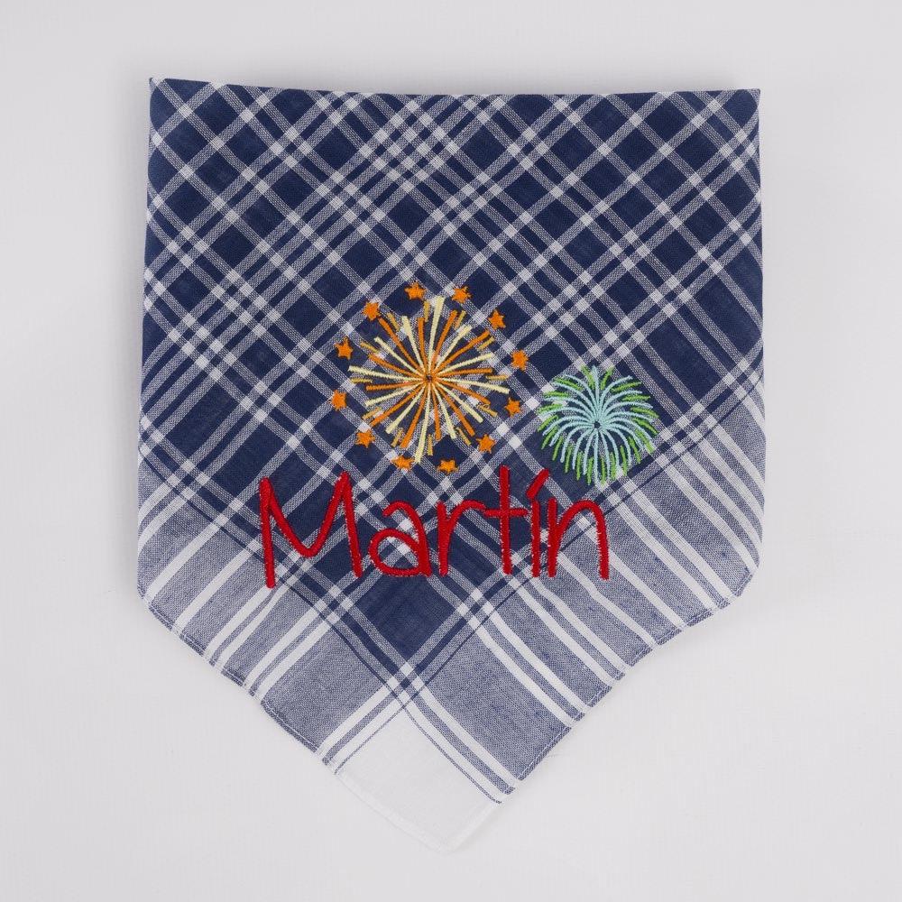 Pañuelo Fallero Personalizado Nombre Fuegos Artificiales - Nanetes #